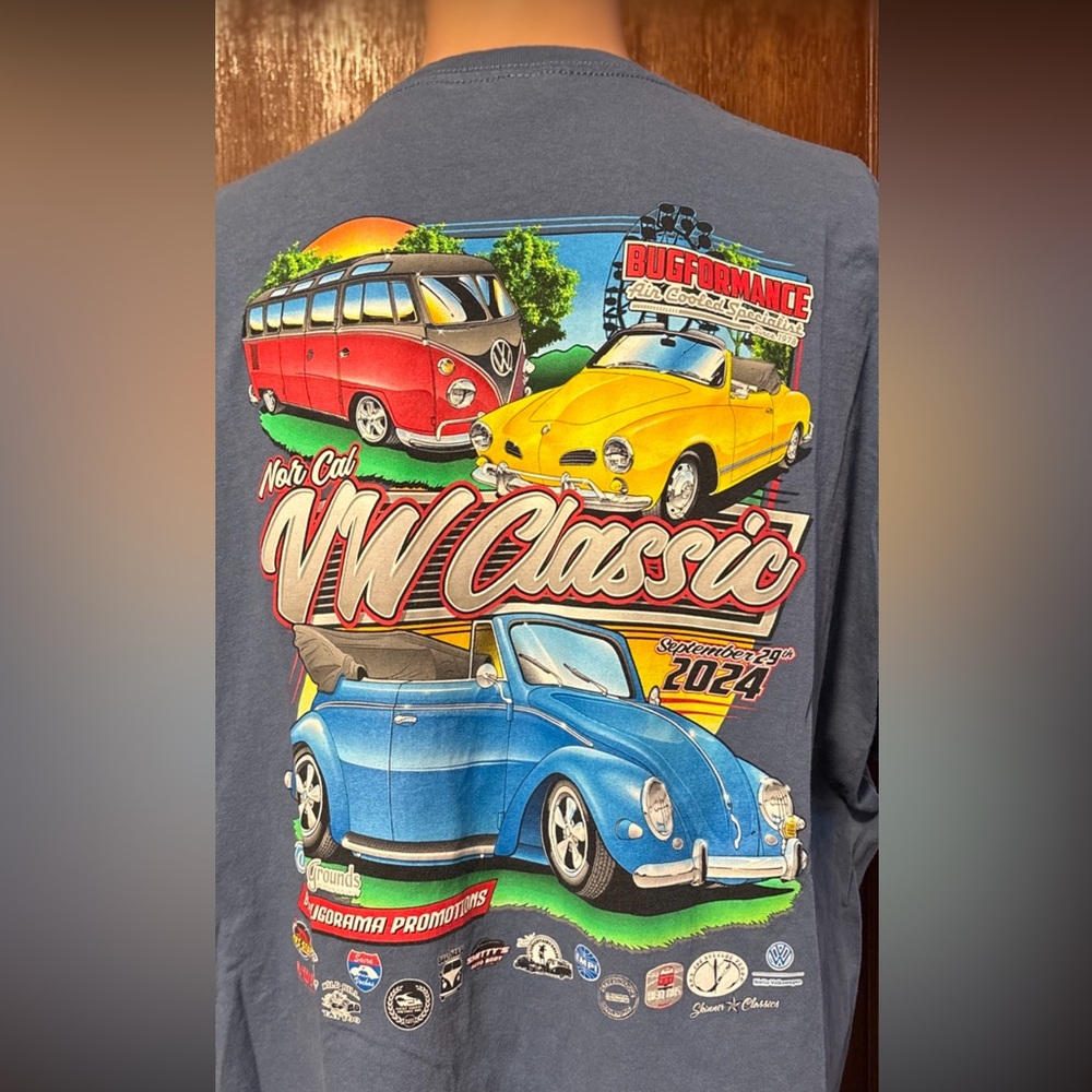 2024 VW Classics Volkswagen Bug Shirt size 2XL Car Show Festival